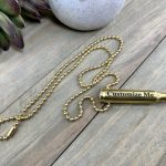 Engraved Brass Bullet Necklace, Engraving, 308, 30-06, 30-30, 270, 243,  Ak-47, 223, Ar-15, M4, Personalized, Drilled, Custom, TNR - Etsy